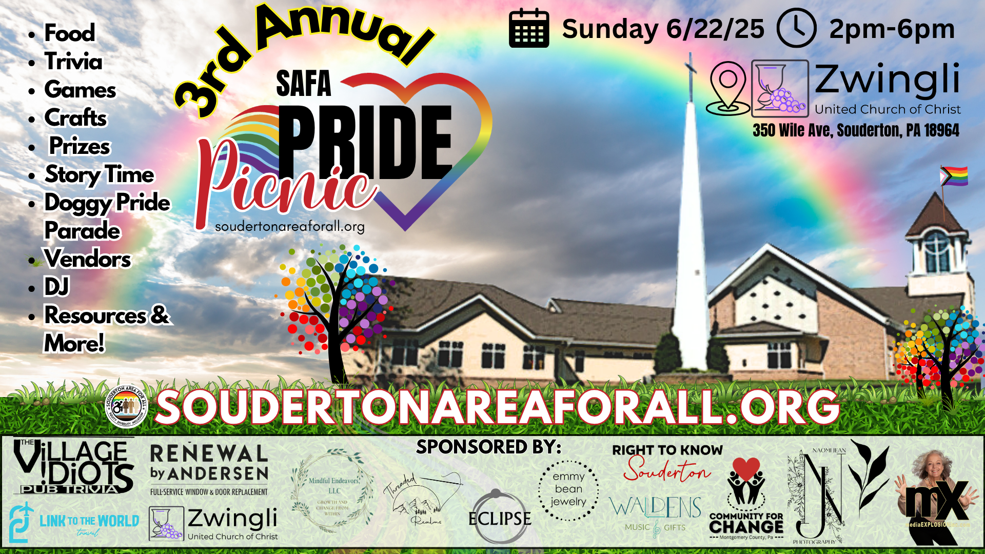 Food - Trivia - Games - Crafts - Prizes - Story Time Doggy Pride Parade - Vendors - DJ - Resources & More! (3)